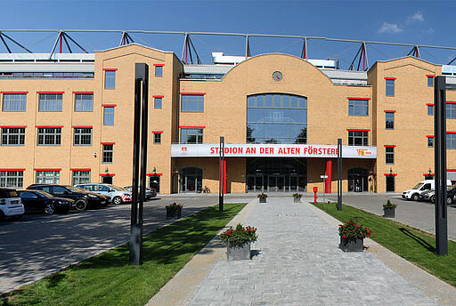 Frontansicht der Alten Försterei Frontansicht der Alten Försterei in Berlin
