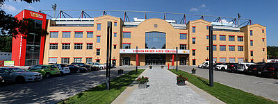 Frontansicht der Alten Försterei Frontansicht der Alten Försterei in Berlin