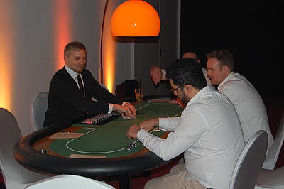 Pokerspieltisch im Chamäleon in Frankfurt am Main Pokerspieltisch im Chamäleon in Frankfurt am Main