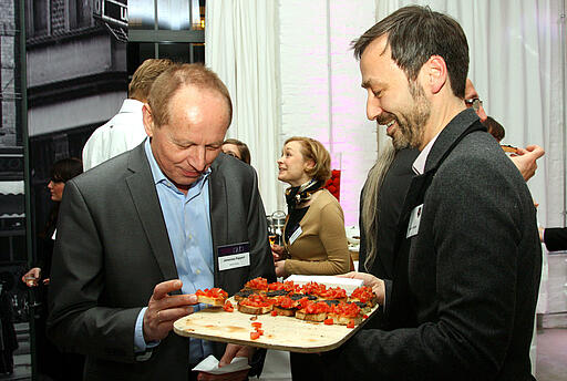 Finger food bei einer Kundenveranstaltung Finger food bei einer Kundenveranstaltung