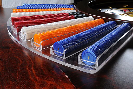 Jetonbanane am großen Roulette-Tisch Jetonbanane am großen Roulette-Tisch