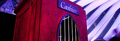 Kassenhaus als Idee für eine Kundenveranstaltung Kassenhaus als Schaltzentrale auf einer Kundenveranstaltung