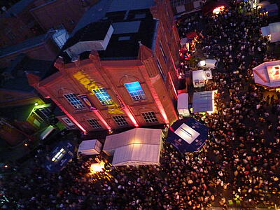 Fest der Landskron Brauerei bei Nacht Fest der Landskron Brauerei bei Nacht in Görltiz