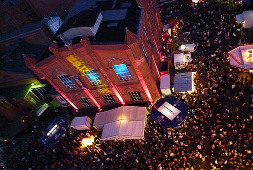 Fest der Landskron Brauerei bei Nacht Fest der Landskron Brauerei bei Nacht in Görltiz