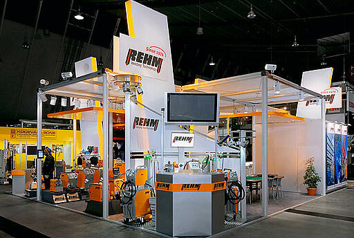 Messestand der Rehm Schweißtechnik GmbH Messestand der Rehm Schweißtechnik GmbH