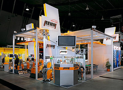 Messestand der Rehm Schweißtechnik GmbH Messestand der Rehm Schweißtechnik GmbH