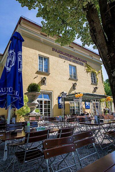 Außenansicht des Park Cafés in München Außenansicht des Park Cafés in München