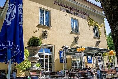 Außenansicht des Park Cafés in München Außenansicht des Park Cafés in München