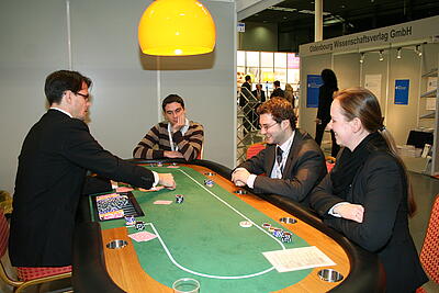 Royal-Events auf der Hausmesse der Sigs Datacom GmbH Royal-Events pokert mit Gästen der Hausmesse.